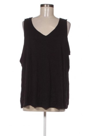 Γυναικείο αμάνικο μπλουζάκι George, Μέγεθος 3XL, Χρώμα Μαύρο, Τιμή 4,82 €