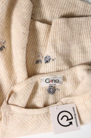 Γυναικείο αμάνικο μπλουζάκι Gina, Μέγεθος S, Χρώμα  Μπέζ, Τιμή 8,04 €