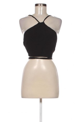 Γυναικείο αμάνικο μπλουζάκι Gina Tricot, Μέγεθος L, Χρώμα Μαύρο, Τιμή 5,43 €