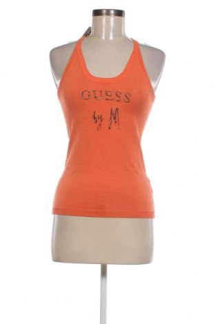 Γυναικείο αμάνικο μπλουζάκι Guess, Μέγεθος M, Χρώμα Πορτοκαλί, Τιμή 13,81 €