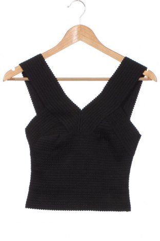 Γυναικείο αμάνικο μπλουζάκι H&M, Μέγεθος XS, Χρώμα Μαύρο, Τιμή 3,99 €