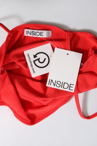 Γυναικείο αμάνικο μπλουζάκι Inside, Μέγεθος S, Χρώμα Κόκκινο, Τιμή 10,82 €