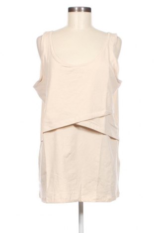 Γυναικείο αμάνικο μπλουζάκι Mamalicious, Μέγεθος L, Χρώμα Εκρού, Τιμή 8,63 €