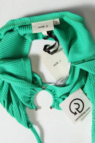 Γυναικείο αμάνικο μπλουζάκι Milk It, Μέγεθος S, Χρώμα Πράσινο, Τιμή 2,40 €