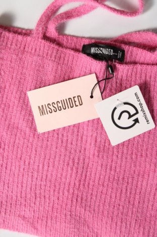 Γυναικείο αμάνικο μπλουζάκι Missguided, Μέγεθος L, Χρώμα Ρόζ , Τιμή 3,14 €