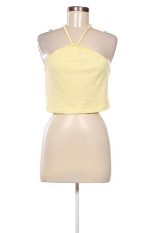 Γυναικείο αμάνικο μπλουζάκι Missguided, Μέγεθος L, Χρώμα Κίτρινο, Τιμή 3,14 €