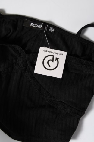 Γυναικείο αμάνικο μπλουζάκι Missguided, Μέγεθος M, Χρώμα Μαύρο, Τιμή 4,33 €