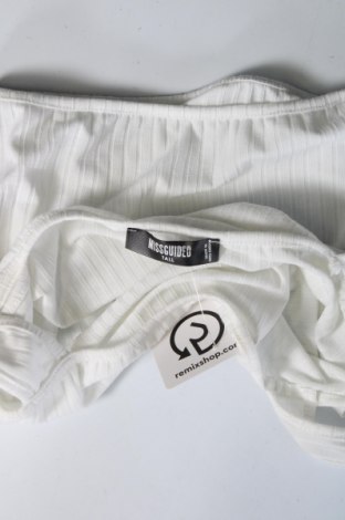 Γυναικείο αμάνικο μπλουζάκι Missguided, Μέγεθος M, Χρώμα Λευκό, Τιμή 6,62 €
