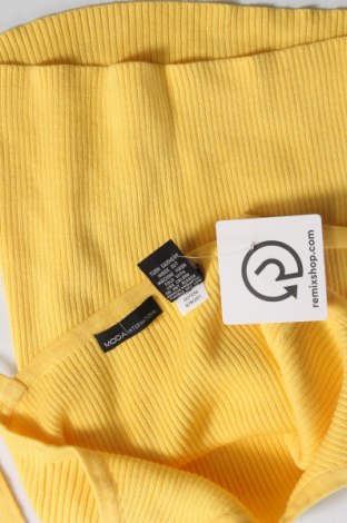Γυναικείο αμάνικο μπλουζάκι Moda International, Μέγεθος S, Χρώμα Κίτρινο, Τιμή 8,00 €