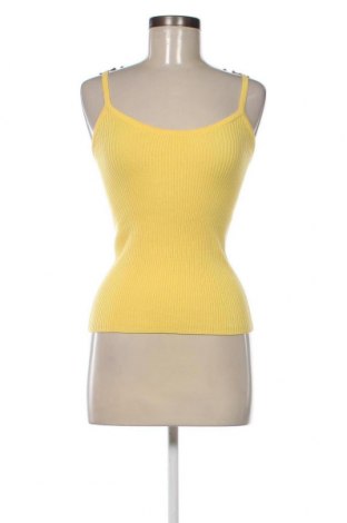 Γυναικείο αμάνικο μπλουζάκι Moda International, Μέγεθος S, Χρώμα Κίτρινο, Τιμή 7,76 €