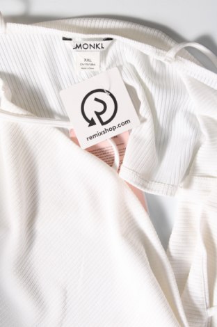 Γυναικείο αμάνικο μπλουζάκι Monki, Μέγεθος XXL, Χρώμα Λευκό, Τιμή 10,82 €
