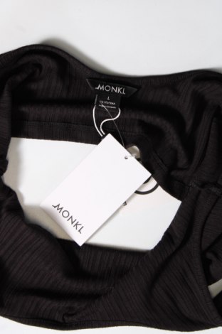 Γυναικείο αμάνικο μπλουζάκι Monki, Μέγεθος L, Χρώμα Μαύρο, Τιμή 1,62 €