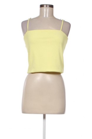 Γυναικείο αμάνικο μπλουζάκι Monki, Μέγεθος L, Χρώμα Κίτρινο, Τιμή 1,62 €