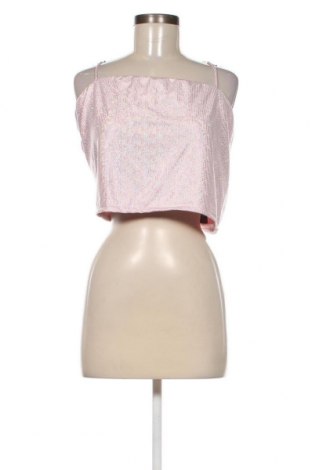 Γυναικείο αμάνικο μπλουζάκι Monki, Μέγεθος XL, Χρώμα Ρόζ , Τιμή 2,71 €
