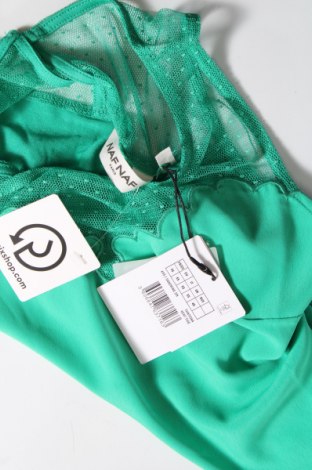 Γυναικείο αμάνικο μπλουζάκι Naf Naf, Μέγεθος XS, Χρώμα Πράσινο, Τιμή 15,98 €