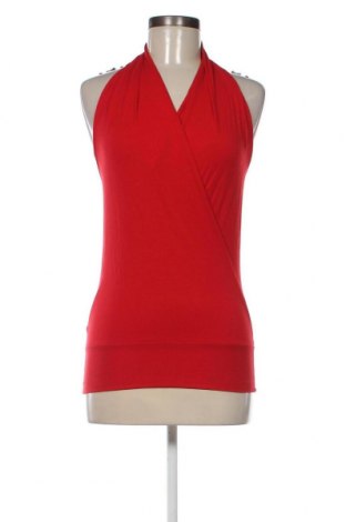 Γυναικείο αμάνικο μπλουζάκι No stress, Μέγεθος M, Χρώμα Κόκκινο, Τιμή 12,00 €