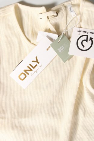 Γυναικείο αμάνικο μπλουζάκι ONLY, Μέγεθος XL, Χρώμα Εκρού, Τιμή 2,40 €