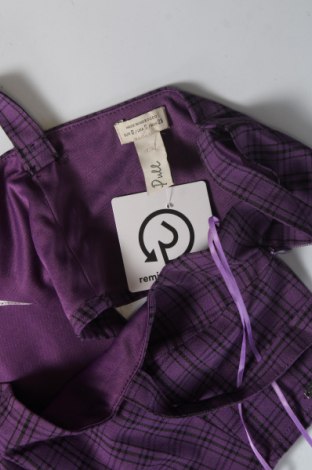 Γυναικείο αμάνικο μπλουζάκι Pull&Bear, Μέγεθος S, Χρώμα Βιολετί, Τιμή 3,30 €