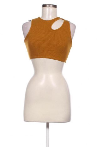 Γυναικείο αμάνικο μπλουζάκι Pull&Bear, Μέγεθος S, Χρώμα Καφέ, Τιμή 3,22 €