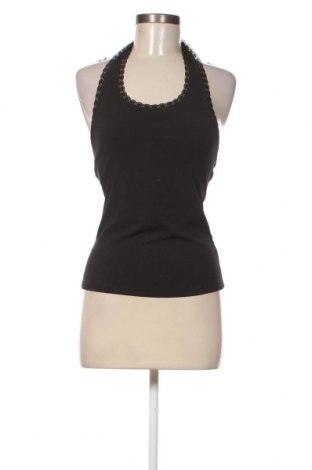 Γυναικείο αμάνικο μπλουζάκι Romwe, Μέγεθος M, Χρώμα Μαύρο, Τιμή 3,78 €