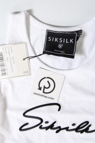 Γυναικείο αμάνικο μπλουζάκι SikSilk, Μέγεθος M, Χρώμα Λευκό, Τιμή 15,98 €