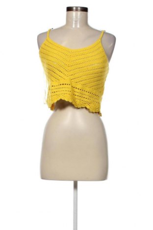 Γυναικείο αμάνικο μπλουζάκι Tally Weijl, Μέγεθος S, Χρώμα Κίτρινο, Τιμή 8,33 €