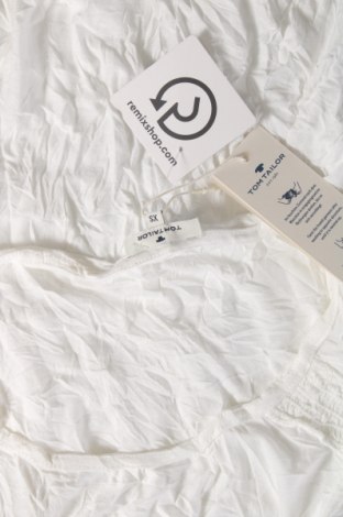 Γυναικείο αμάνικο μπλουζάκι Tom Tailor, Μέγεθος XS, Χρώμα Λευκό, Τιμή 5,59 €