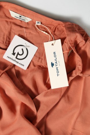 Γυναικείο αμάνικο μπλουζάκι Tom Tailor, Μέγεθος S, Χρώμα Καφέ, Τιμή 5,11 €