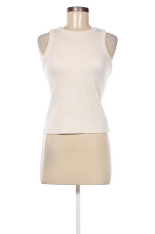 Γυναικείο αμάνικο μπλουζάκι Tom Tailor, Μέγεθος M, Χρώμα Εκρού, Τιμή 15,98 €