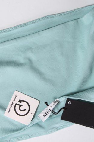 Γυναικείο αμάνικο μπλουζάκι Weekday, Μέγεθος M, Χρώμα Μπλέ, Τιμή 1,86 €