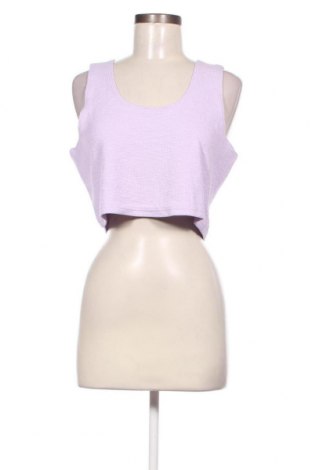 Γυναικείο αμάνικο μπλουζάκι Weekday, Μέγεθος XL, Χρώμα Βιολετί, Τιμή 1,86 €