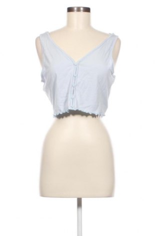 Γυναικείο αμάνικο μπλουζάκι Weekday, Μέγεθος L, Χρώμα Μπλέ, Τιμή 5,57 €