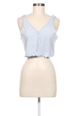 Γυναικείο αμάνικο μπλουζάκι Weekday, Μέγεθος L, Χρώμα Μπλέ, Τιμή 6,68 €