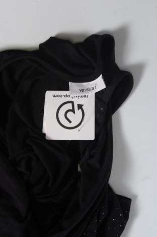 Γυναικείο αμάνικο μπλουζάκι Yessica, Μέγεθος XS, Χρώμα Μαύρο, Τιμή 3,61 €