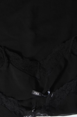 Tricou de damă Zara, Mărime S, Culoare Negru, Preț 29,92 Lei