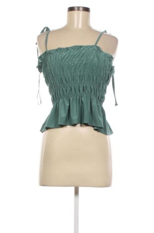 Γυναικείο αμάνικο μπλουζάκι Zara, Μέγεθος L, Χρώμα Πράσινο, Τιμή 12,28 €