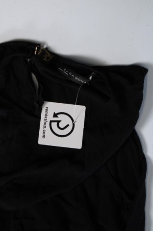 Γυναικείο αμάνικο μπλουζάκι Zara, Μέγεθος L, Χρώμα Μαύρο, Τιμή 6,02 €