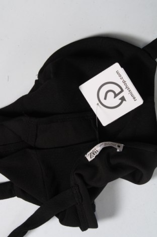 Γυναικείο αμάνικο μπλουζάκι Zara, Μέγεθος S, Χρώμα Μαύρο, Τιμή 3,54 €