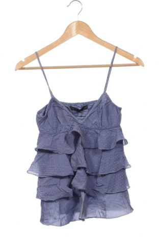 Γυναικείο αμάνικο μπλουζάκι Zara, Μέγεθος XS, Χρώμα Μπλέ, Τιμή 6,00 €