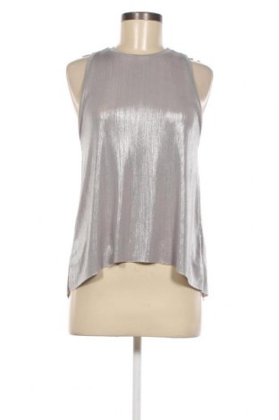 Γυναικείο αμάνικο μπλουζάκι Zara Trafaluc, Μέγεθος S, Χρώμα Ασημί, Τιμή 3,01 €