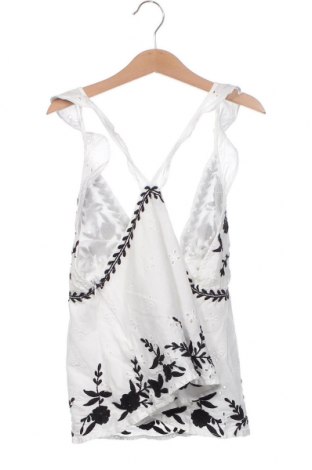Γυναικείο αμάνικο μπλουζάκι Zara Trafaluc, Μέγεθος XS, Χρώμα Λευκό, Τιμή 9,66 €