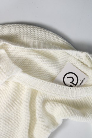 Дамски пуловер, Размер M, Цвят Бял, Цена 14,79 лв.
