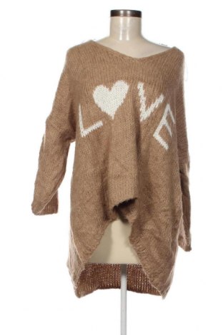 Дамски пуловер, Размер XL, Цвят Бежов, Цена 16,53 лв.