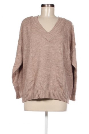 Дамски пуловер, Размер XL, Цвят Бежов, Цена 11,02 лв.