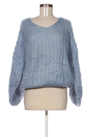 Дамски пуловер, Размер L, Цвят Син, Цена 9,57 лв.