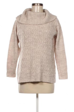 Дамски пуловер, Размер M, Цвят Бежов, Цена 14,79 лв.