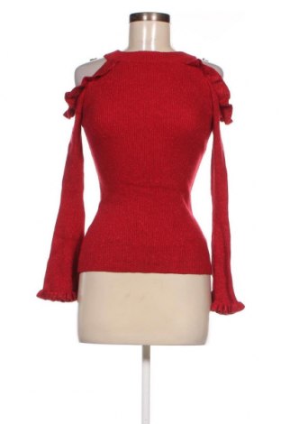 Дамски пуловер, Размер S, Цвят Червен, Цена 14,50 лв.