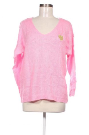 Дамски пуловер, Размер XL, Цвят Розов, Цена 8,70 лв.
