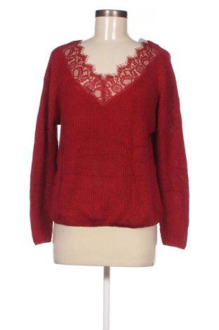 Дамски пуловер, Размер M, Цвят Червен, Цена 8,41 лв.