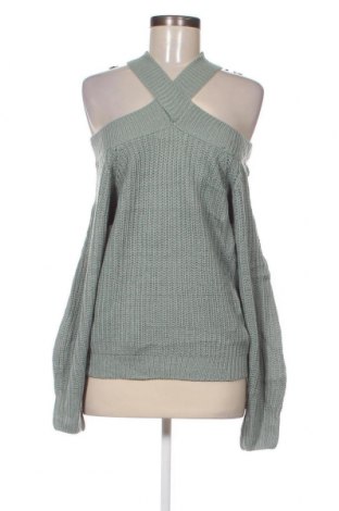 Дамски пуловер, Размер L, Цвят Зелен, Цена 7,83 лв.